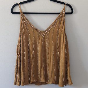Free People Beaded Tank Top